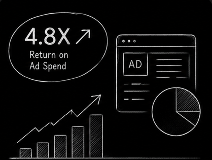 4.8X Return on Ad Spend